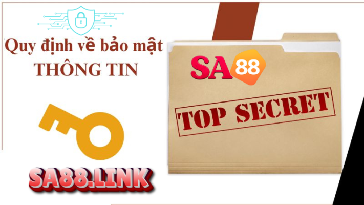 Hệ thống bảo mật tại SA88 rõ ràng và uy tín